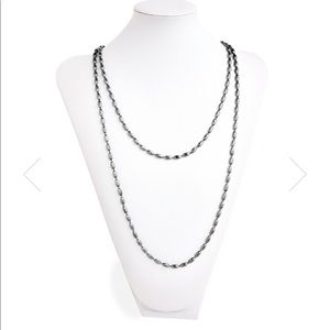 Charleston Rice Beads - Gunmetal